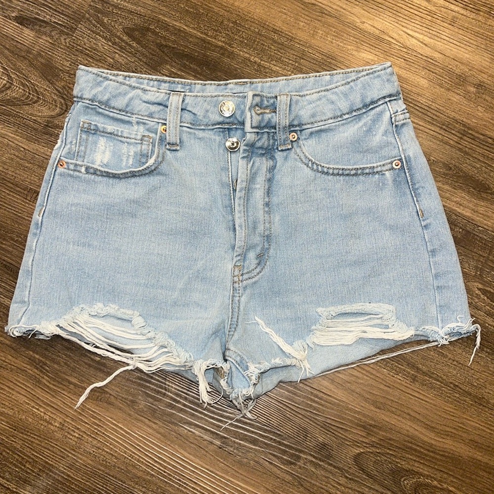 High Waisted Jean Shorts